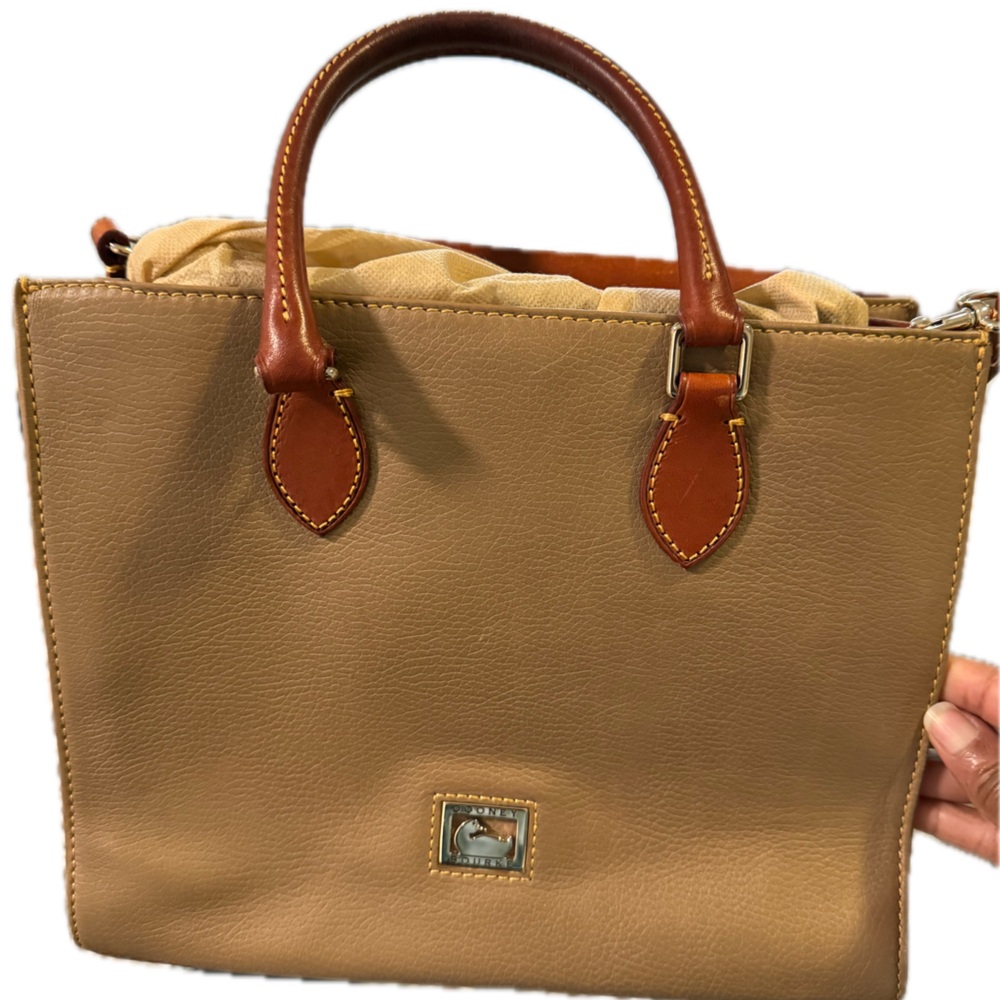 Authentic Dooney & Bourke Tan Handbag.